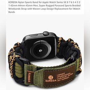 Khaki and black Military sports band